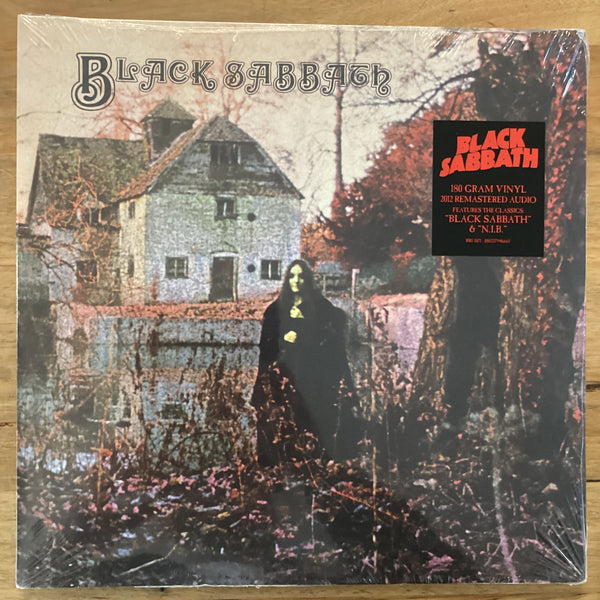 cover art of Black Sabbath self-titled vinyl LP 180g 2012 remaster