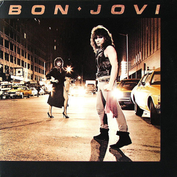 Self-Titled 180g vinyl LP by Bon Jovi, classic rock collectible vinyl, iconic band cover