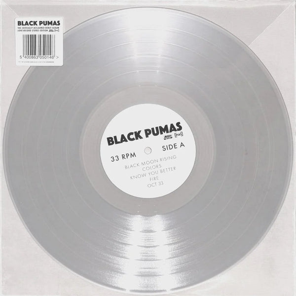Black Pumas – Self-Titled (LRS Edition), Clear Vinyl LP