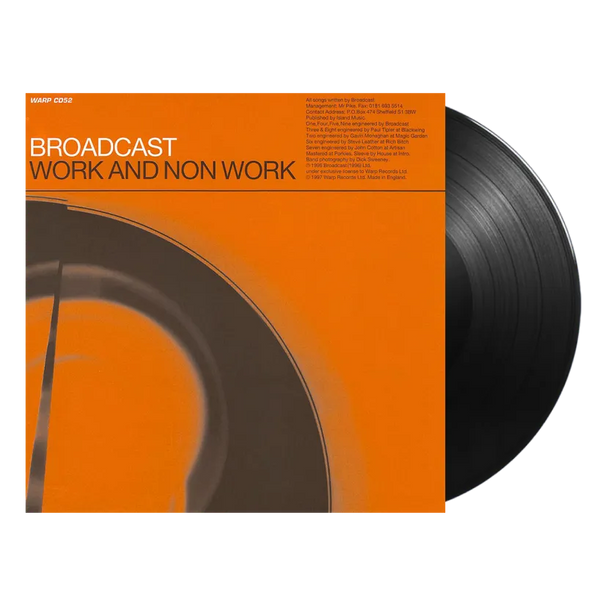 Broadcast Work And Non Work vinyl LP, electronic psychedelic pop, minimal abstract album cover