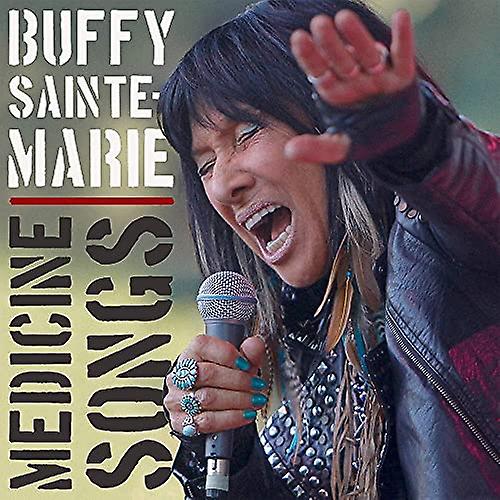 Medicine Songs vinyl by Buffy Sainte-Marie album cover art