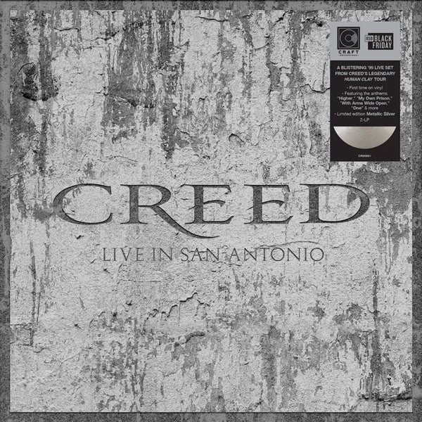 Creed - Live In San Antonio (11/14/1999), Silver Vinyl LP RSD Black Friday 2025