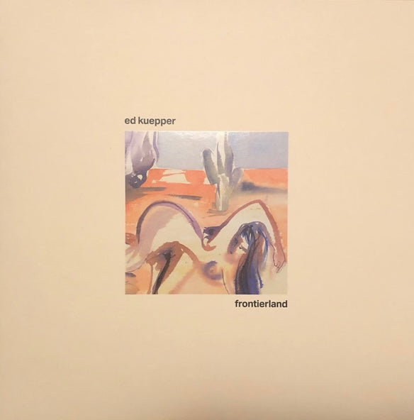 Cover art of Frontierland opaque blue vinyl LP by Ed Kuepper