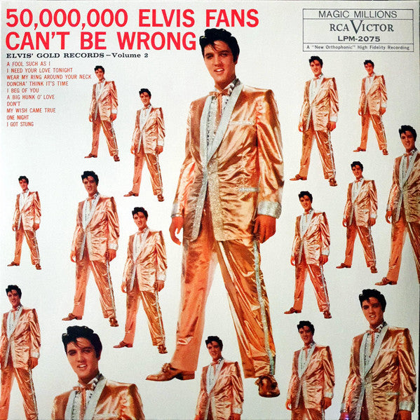 Elvis Presley - 50,000,000 Elvis Fans Can't Be Wrong, Vinyl LP