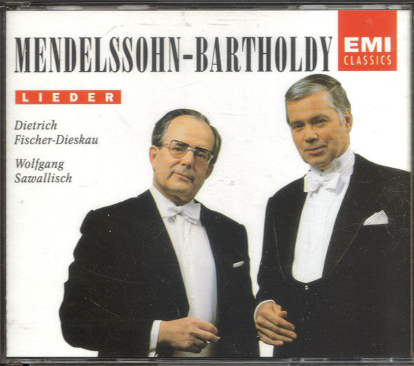 Mendelssohn-Bartholdy - Dietrich Fischer-Dieskau, Wolfgang Sawallisch – Lieder. 2xCD E.U. EMI Classics – 0777 7 64827 2 9