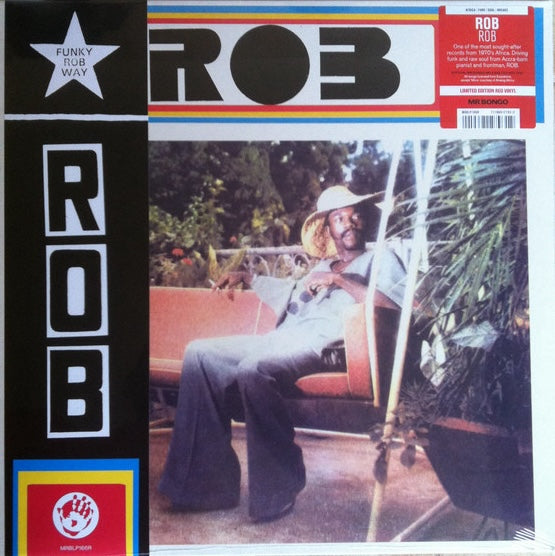 Rob 'Roy' Raindorf – Funky Rob Way, Mr Bongo – MRBLP166 Ltd. Ed. Red Vinyl LP