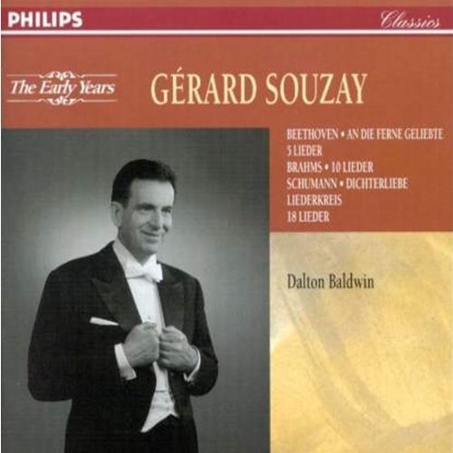 Gerard Souzay - Lieder, Beethoven . Brahms . Schumann, Dalton Baldwin, 1995 E.U. – Philips – 442 741-2 2xCD