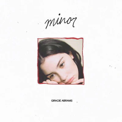 album cover art for Minor 12" red vinyl EP by Gracie Abrams
