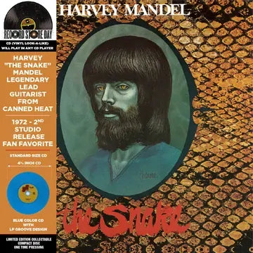 Harvey Mandel - The Snake, RSD 2025 Blue Vinyl LP