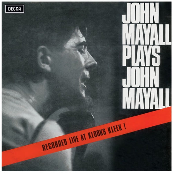 cover art for John Mayall & The Bluesbreakers Plays John Mayall RSD 2025 red/black marble vinyl