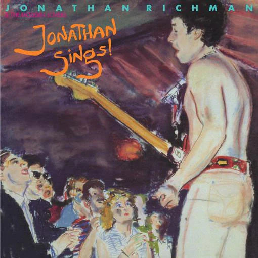 Jonathan Sings! by Jonathan Richman, peach swirl edition album cover art
