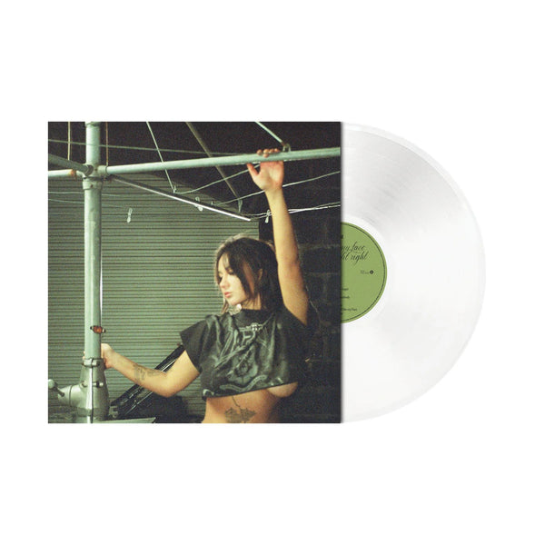 cover art for Light Hit My Face Like A Straight Right clear vinyl LP by Mallrat