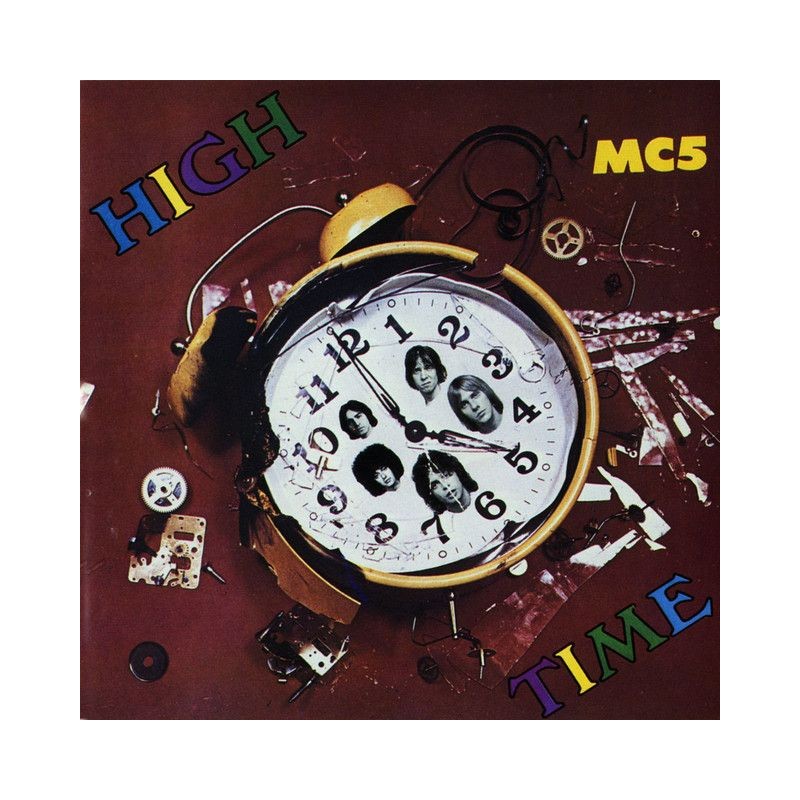 cover of High Time vinyl LP by MC5, clear and yellow splatte
