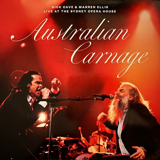 cover of Australian Carnage vinyl LP by Nick Cave & Warren Ellis