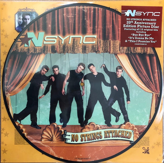cover art for No Strings Attached 20th anniversary picture disc vinyl LP by NSYNC