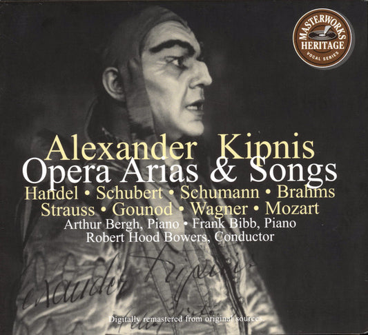 Alexander Kipnis - Opera Arias & Songs, 1996 E.U. Sony Classical ‎– MHK 62354
