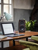 Sonus Faber Lumina II Wenge, ex-display bookshelf speakers sitting on a small desk
