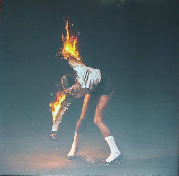 artwork of the St. Vincent All Born Screaming red vinyl LP 