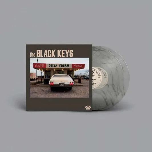 The Black Keys album 'Delta Kream' on smokey coloured vinyl with William Eggleston's iconic Mississippi photo featured on the cover