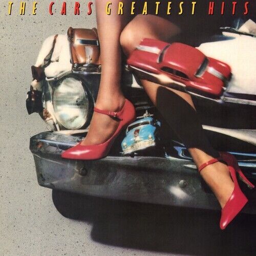 Greatest Hits vinyl LP by The Cars album cover art