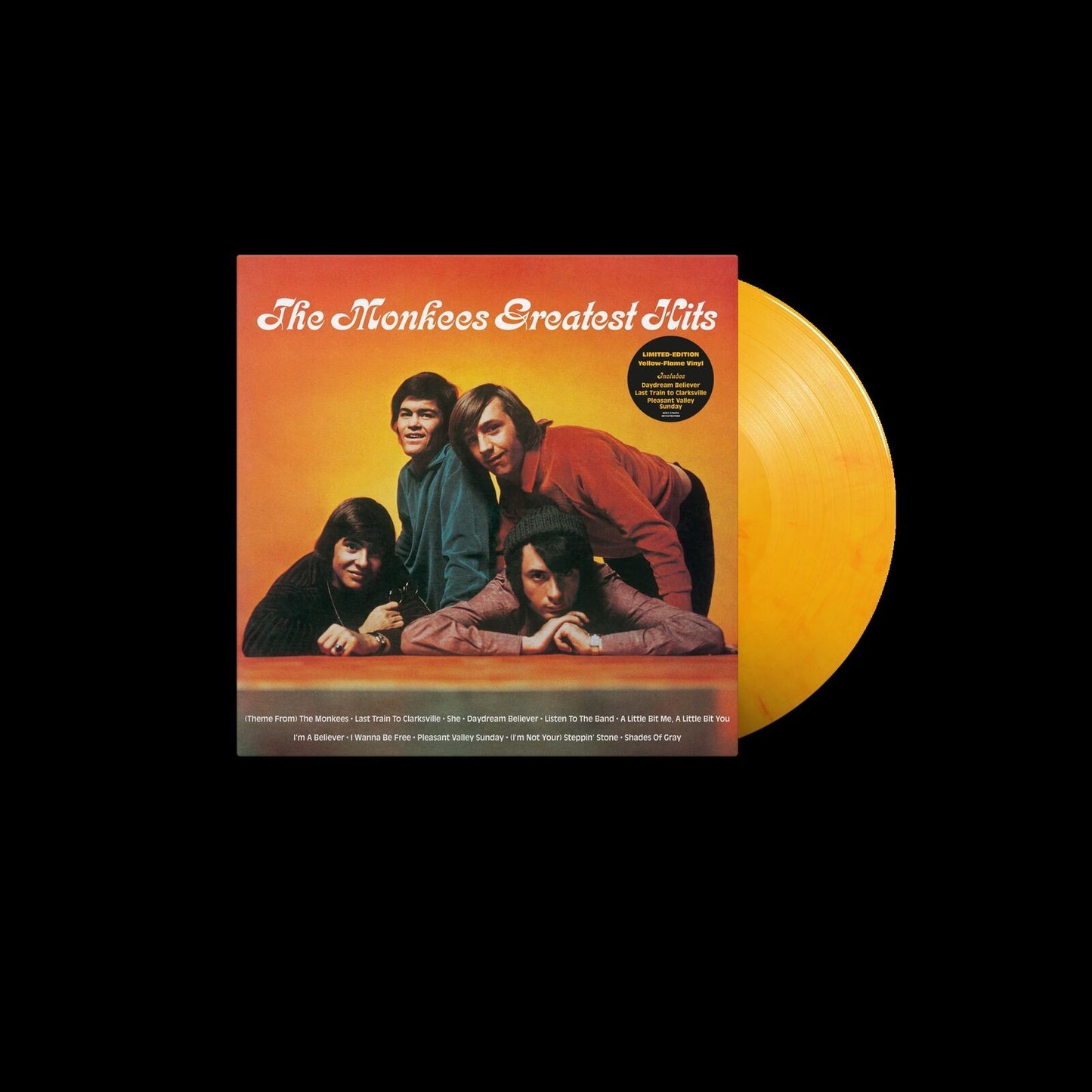 cover art of Greatest Hits vinyl by The Monkees