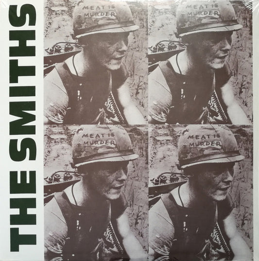 Meat Is Murder vinyl LP by The Smiths, indie rock vinyl album cover art