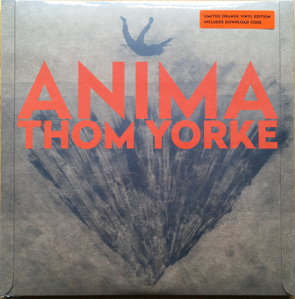 Limited orange colored vinyl edition of Thom Yorke's album 'Anima' in a sealed LP packaging.