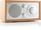Tivoli Audio Model One BT radio, cherry silver finish frontleft view