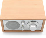 Tivoli Audio Model One BT radio, cherry silver finish top view