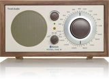 Tivoli Audio Model One BT radio, classic walnut wood finish front view
