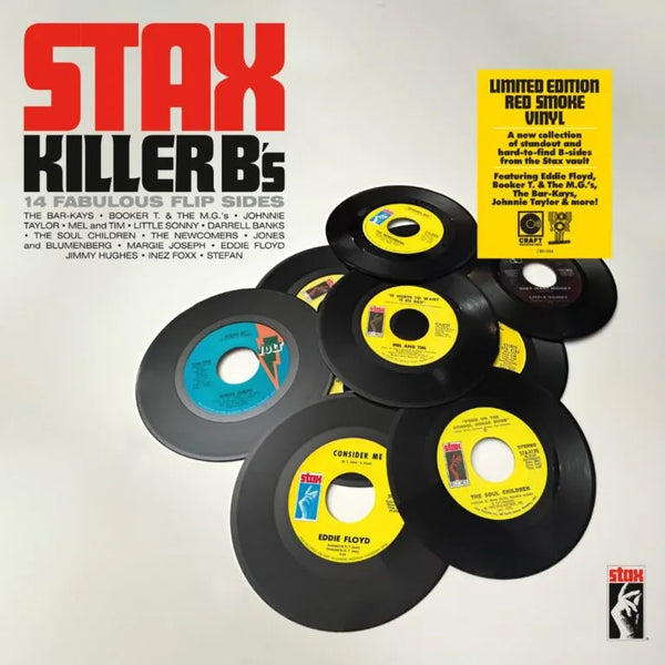 Various - Stax Killer B's, Red Smoke Vinyl LP (RSD 2026)