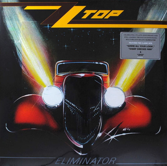 cover art for Eliminator 30th Anniversary vinyl LP by ZZ Top