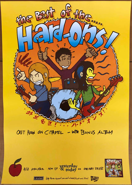 The Hard-Ons, "The Best of the Hard Ons", original 1999 compilation album release poster