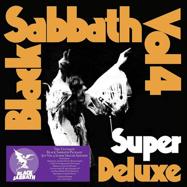Black Sabbath ‎– Black Sabbath Vol. 4 Super Deluxe. 5 LP Box Set 2021 EU BMG ‎– BMGCAT462BOX