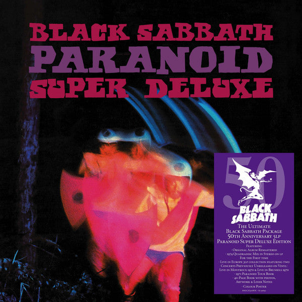 Black Sabbath – Paranoid Super Deluxe. 5 LP Box Set 2020 EU BMG – BMGCAT401BOX