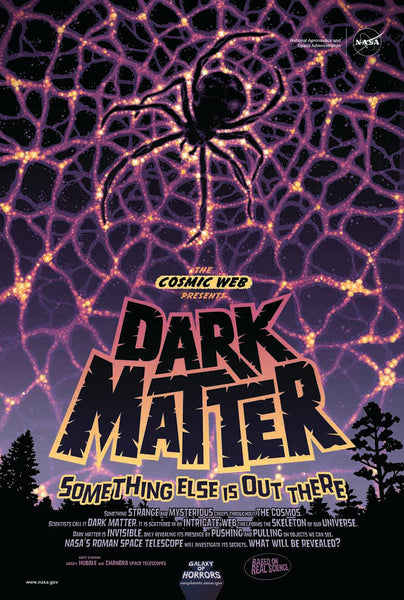 Dark Matter - Something Else Is Out There.  NASA Cosmic Frights for Halloween Poster
