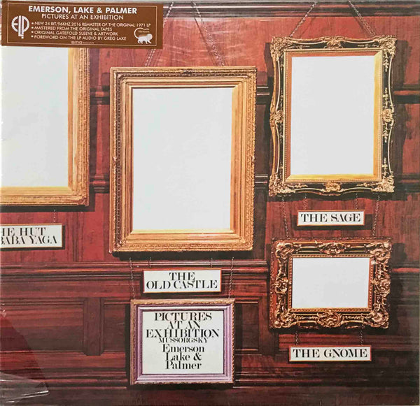 Emerson, Lake & Palmer ‎– Pictures At An Exhibition. Gatefold Vinyl LP 2016 Remaster.