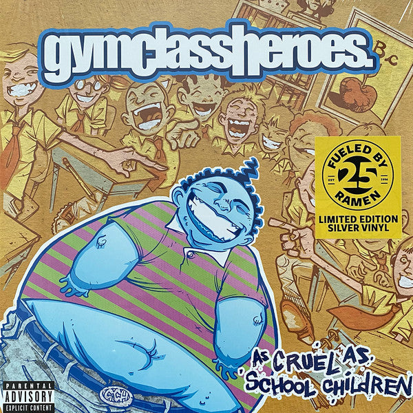Gym Class Heroes ‎– As Cruel As School Children. Limited Edition Silver Vinyl. Fueled By Ramen ‎– 0075678645662