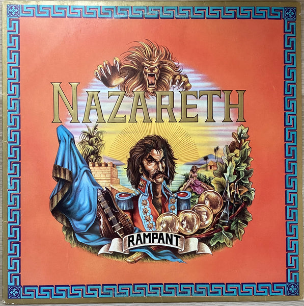 Nazareth – Rampant, UK 1974, Mooncrest – CREST 15 Embossed Cover