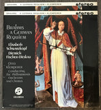 Brahms / Schwarzkopf, Fischer-Dieskau, Klemperer - A German Requiem. B&S Columbia ‎– SAXS 2430 SAX 2431