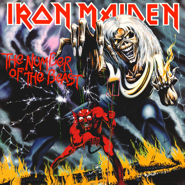 Iron Maiden ‎– The Number Of The Beast. German Vinyl LP