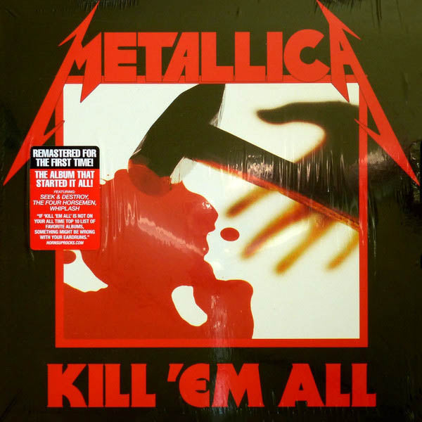 Metallica – Kill 'Em All. Remastered 180 Gram Vinyl LP