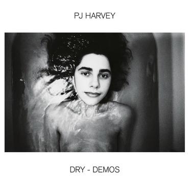 PJ Harvey Dry Demos Island Records vinyl LP, raw alternative rock, minimalist cover, early recordings, collectible vinyl