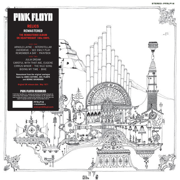 Pink Floyd – Relics.  Remastered, 180 Gram Vinyl LP