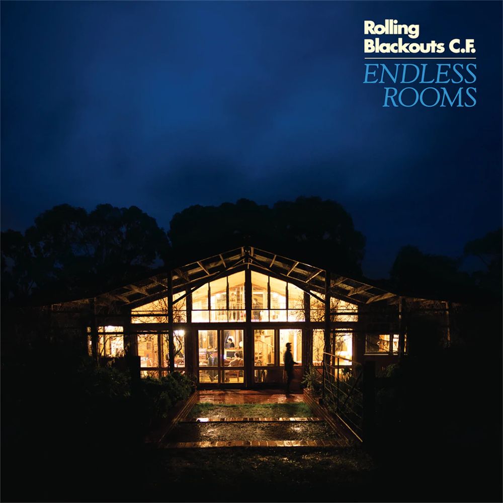 Rolling Blackouts Coastal Fever Endless Rooms vinyl LP, indie rock album, colorful cover art, melodic guitars