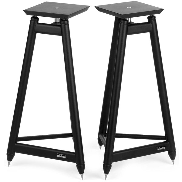 image of black Solidsteel SS-6 tripod speaker stands