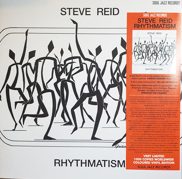 Steve Reid - Rhythmatism. Soul Jazz Records ‎– SJR LP373. Vinyl LP