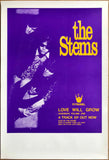 The Stems, Dom Mariani, 1986 Orig EP Promo Poster "Love Will Grow"