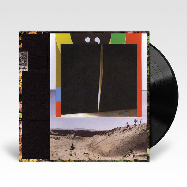 Bon Iver i,i vinyl LP, abstract colourful cover, experimental folk album