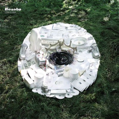 Bonobo Days To Come 2x vinyl LP, abstract landscape cover, downtempo electronic album cover